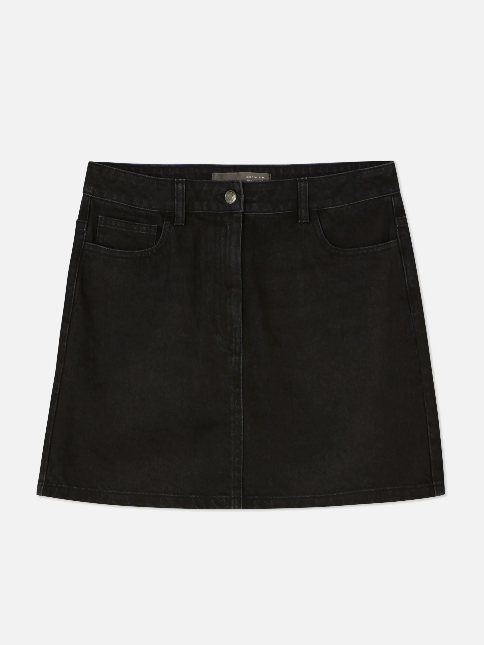 Röcke|Denim|Primark Minirock Aus Denim Schwarz