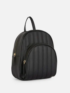 Taschen Und Portemonnaies|Primark Mini-Rucksack Aus Kunstleder Schwarz