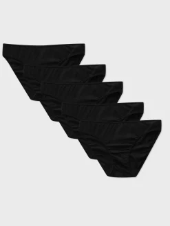 Slips|Primark Minislips, 5er-Pack Schwarz