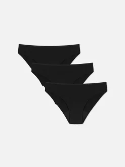 Slips|Primark Minislips, 3er-Pack Schwarz