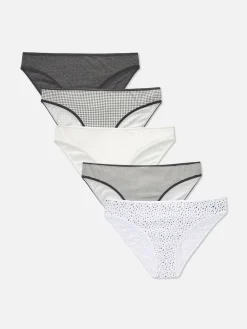 Slips|Primark Mini-Slips, 5er-Pack Grau