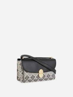 Taschen Und Portemonnaies|Primark Mini-Umhängetasche Mit Monogramm Schwarz