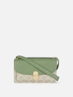 Taschen Und Portemonnaies|Primark Mini-Umhängetasche Mit Monogramm Grün