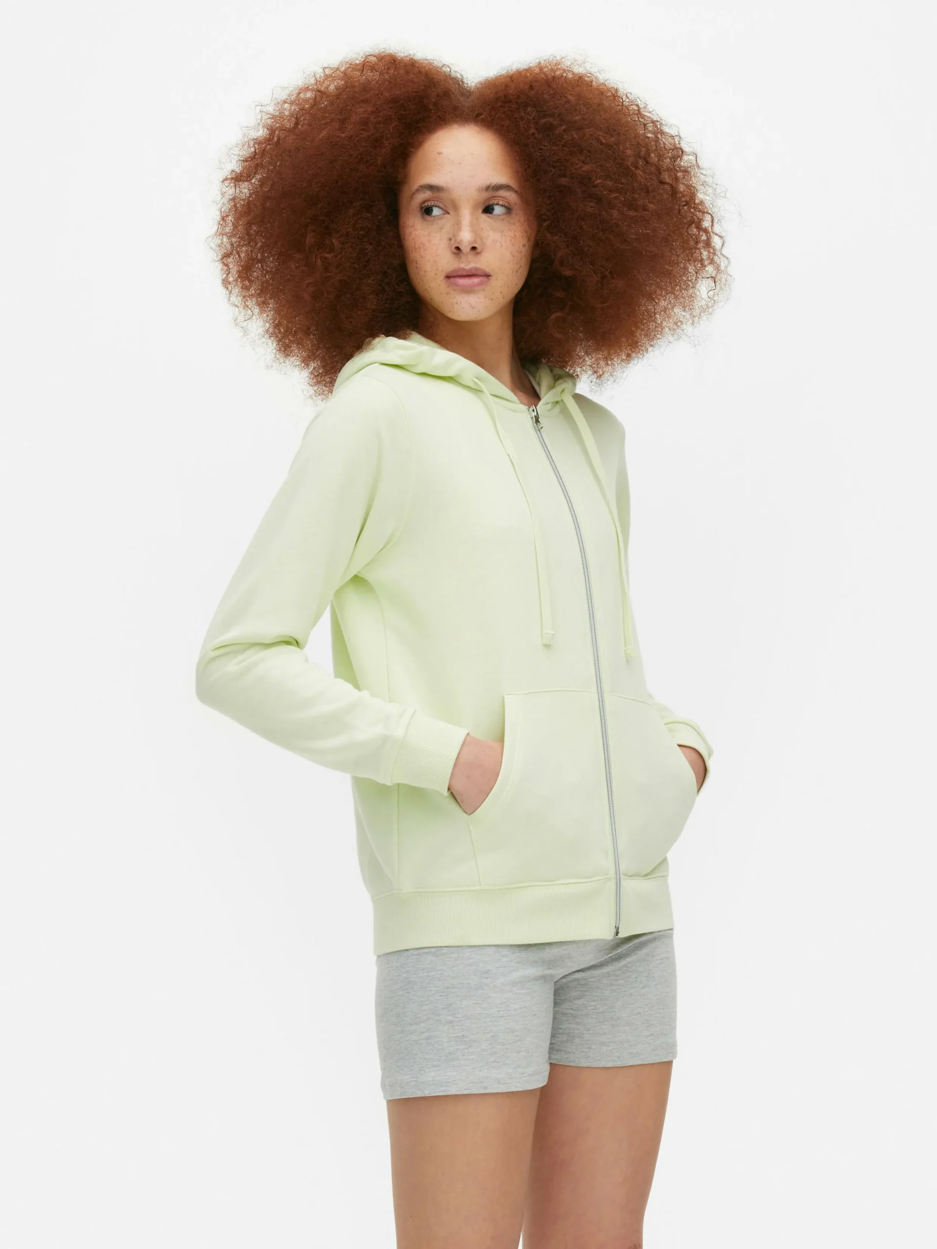 Loungewear|Hoodies Und Sweatshirts|Primark Modisches Hoodie Mit Reißverschluss Mintgrün