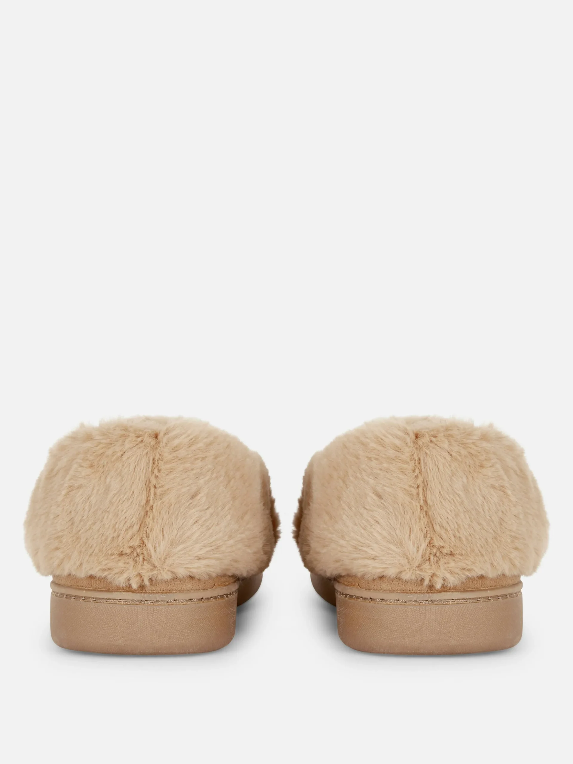 Hausschuhe|Primark Mokassin-Hausschuhe Mit Kunstpelzfutter Beige