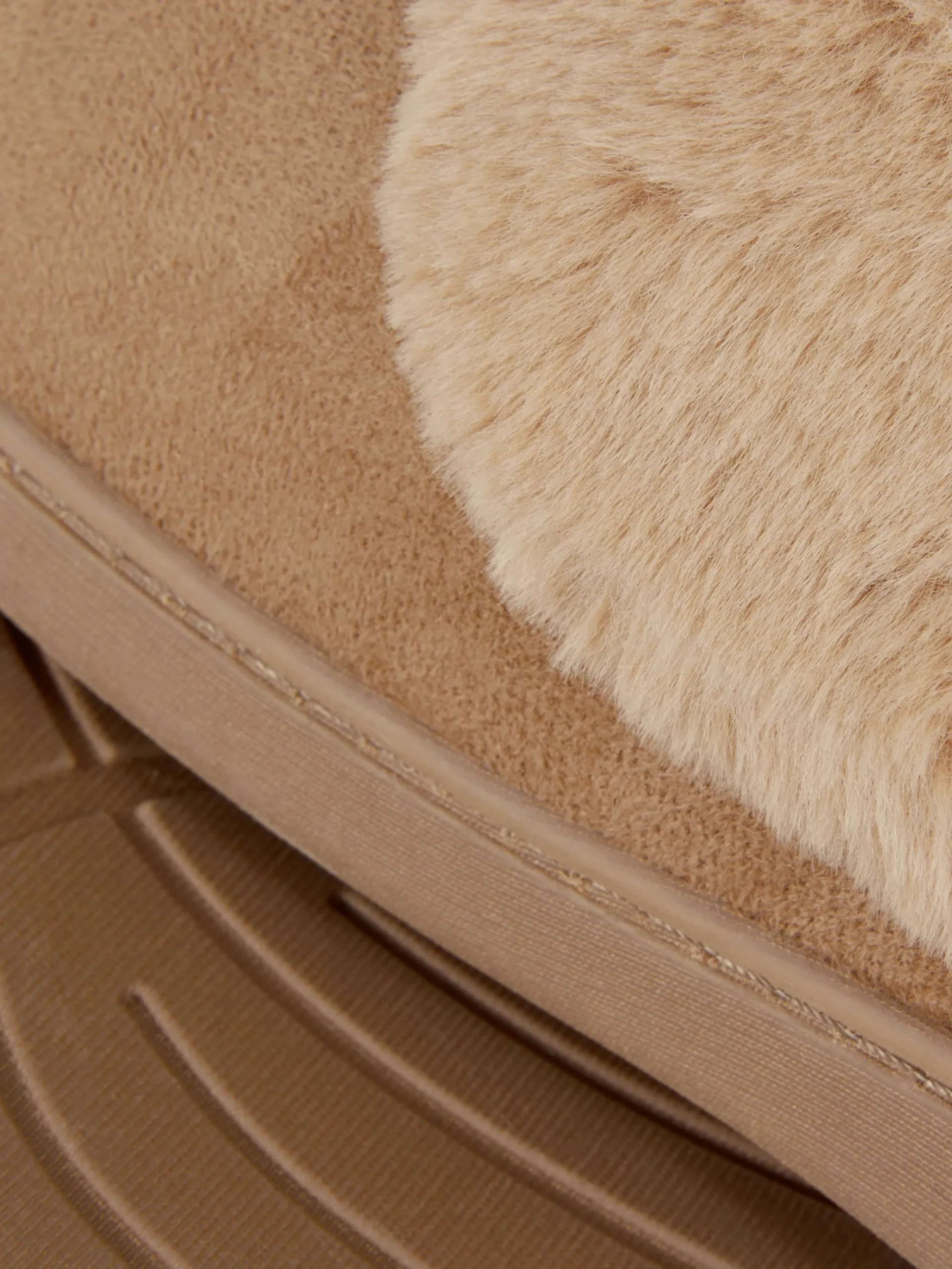Hausschuhe|Primark Mokassin-Hausschuhe Mit Kunstpelzfutter Beige