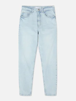 Denim|Jeans|Primark Mom-Jeans Aus Denim Hellblau