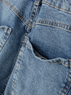 Denim|Jeans|Primark Mom-Jeans Aus Denim Mittelblau