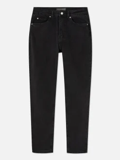 Denim|Jeans|Primark Mom-Jeans Aus Denim Schwarz