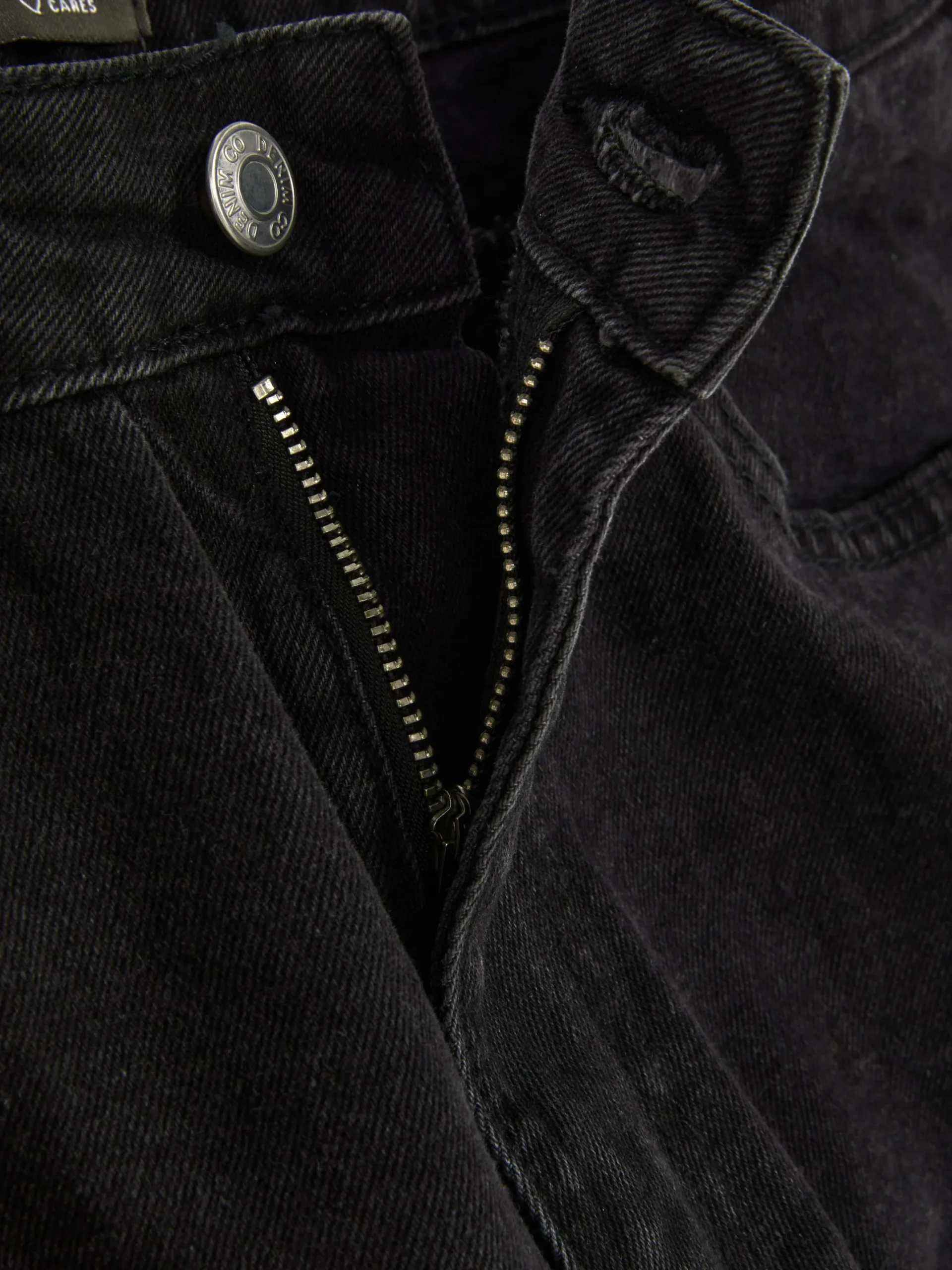 Denim|Jeans|Primark Mom-Jeans Aus Denim Schwarz