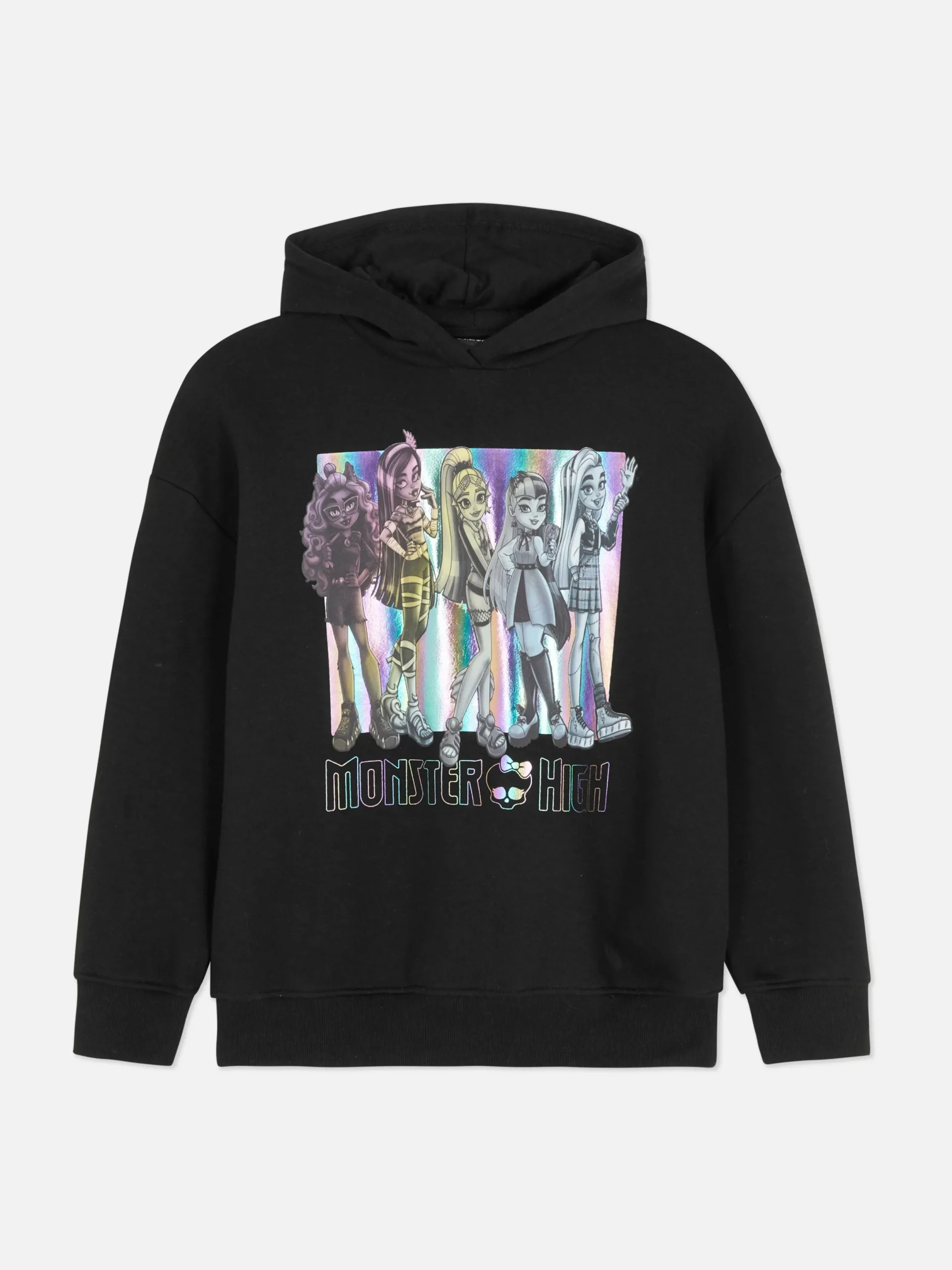 Hoodies Und Sweatshirts|Primark „Monster High“ Hoodie Mit Grafik Schwarz