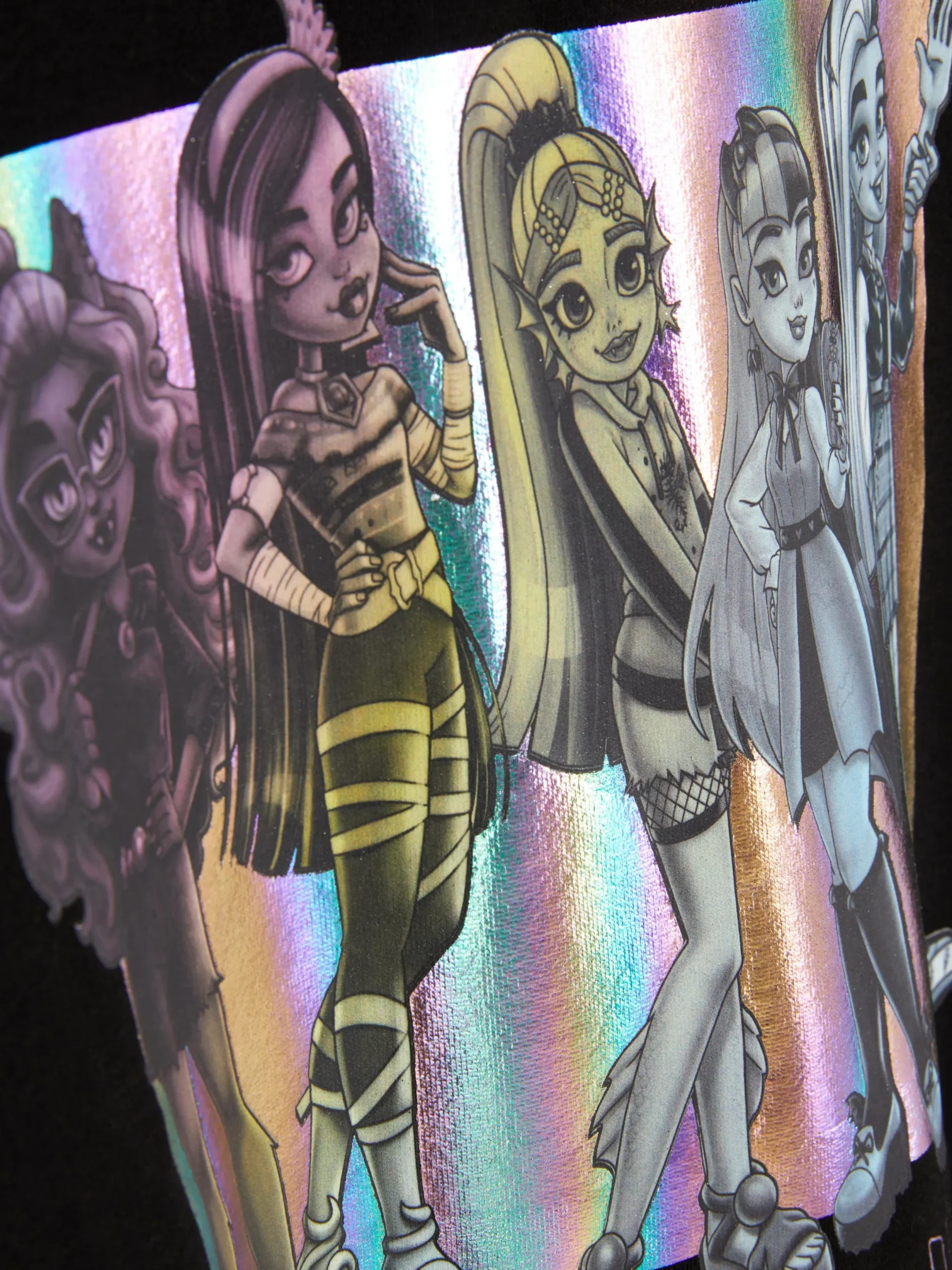 Hoodies Und Sweatshirts|Primark „Monster High“ Hoodie Mit Grafik Schwarz