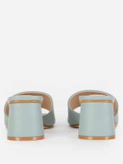 Heels|Primark Mules Mit Blockabsatz Grün