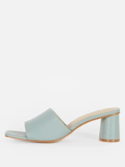Heels|Primark Mules Mit Blockabsatz Grün