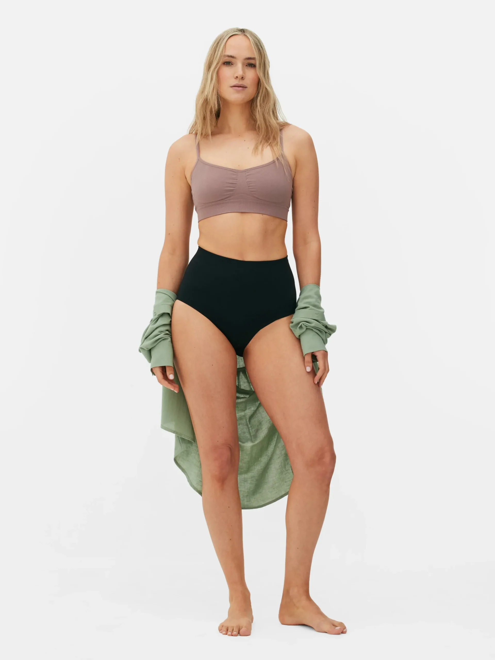 Shapewear|Primark Nahtlose, Figurformende Slips Mit Hohem Bund Schwarz
