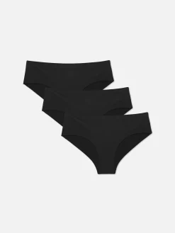 Slips|Primark Nahtlose Hipster, 3er-Pack Schwarz