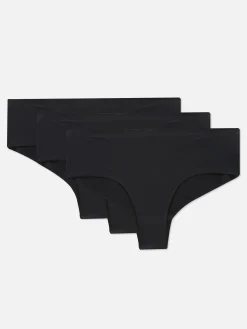 Slips|Primark Nahtlose Hipster-Slips, 3er-Pack Schwarz