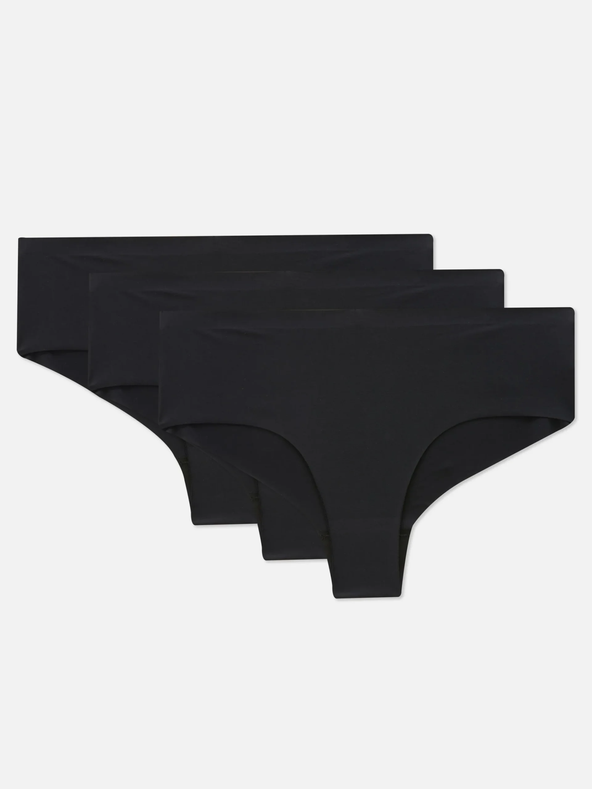 Slips|Primark Nahtlose Hipster-Slips, 3er-Pack Schwarz