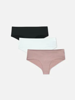 Slips|Primark Nahtlose Hipster-Slips, 3er-Pack Mokkafarben
