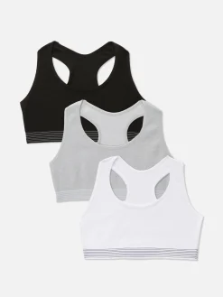 Unterwäsche|Primark Nahtlose, Kurze Tops Mit Racerback, 3er-Pack Multi