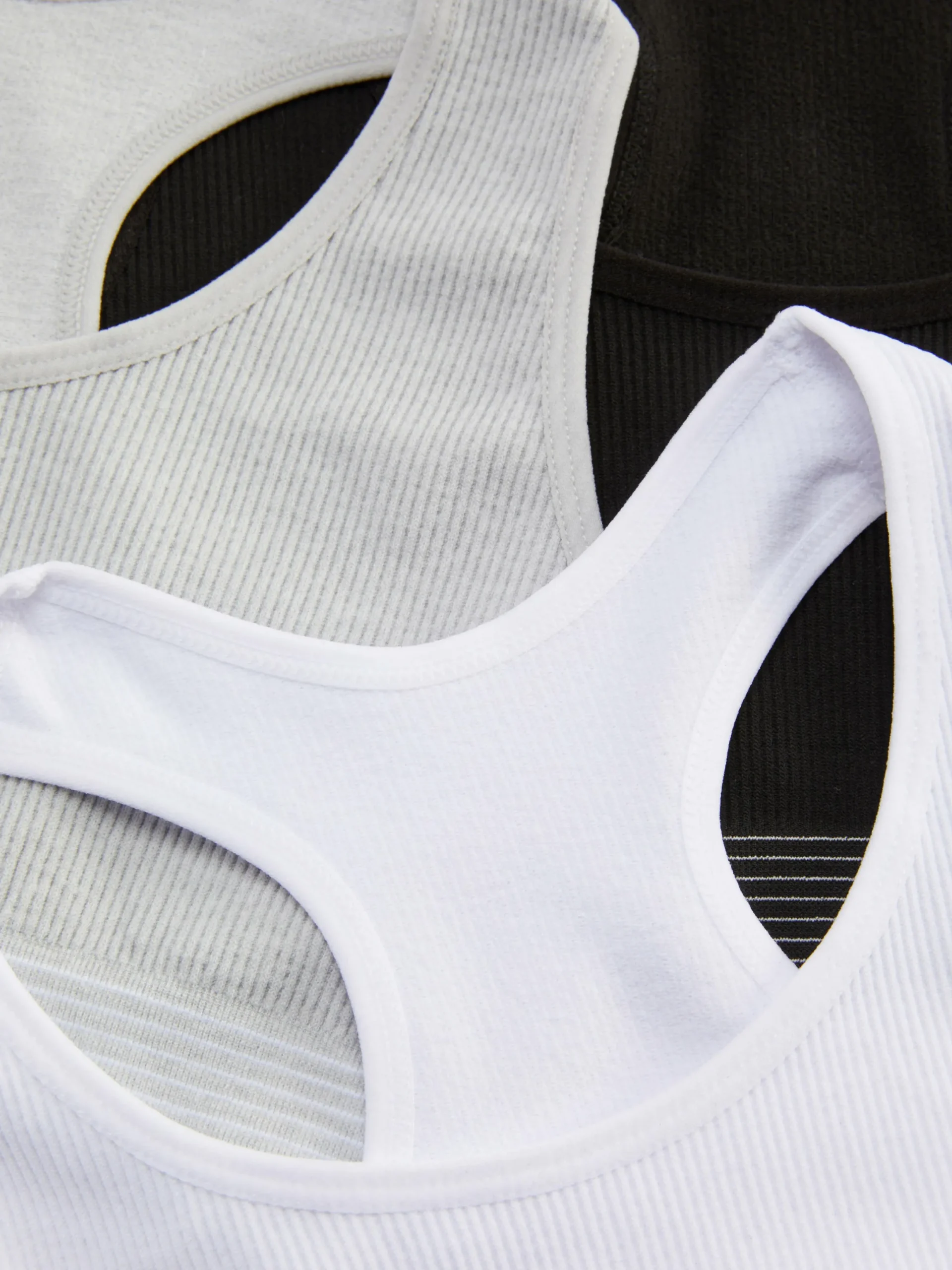 Unterwäsche|Primark Nahtlose, Kurze Tops Mit Racerback, 3er-Pack Multi