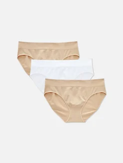 Slips|Primark Nahtlose Minislips, 3er-Pack Taupefarben