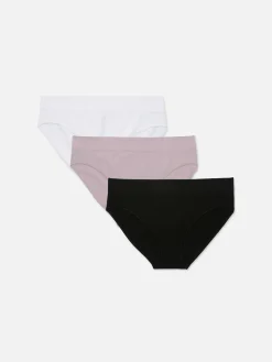 Slips|Primark Nahtlose Minislips Mit Breitem Bund, 3er-Pack Rosa