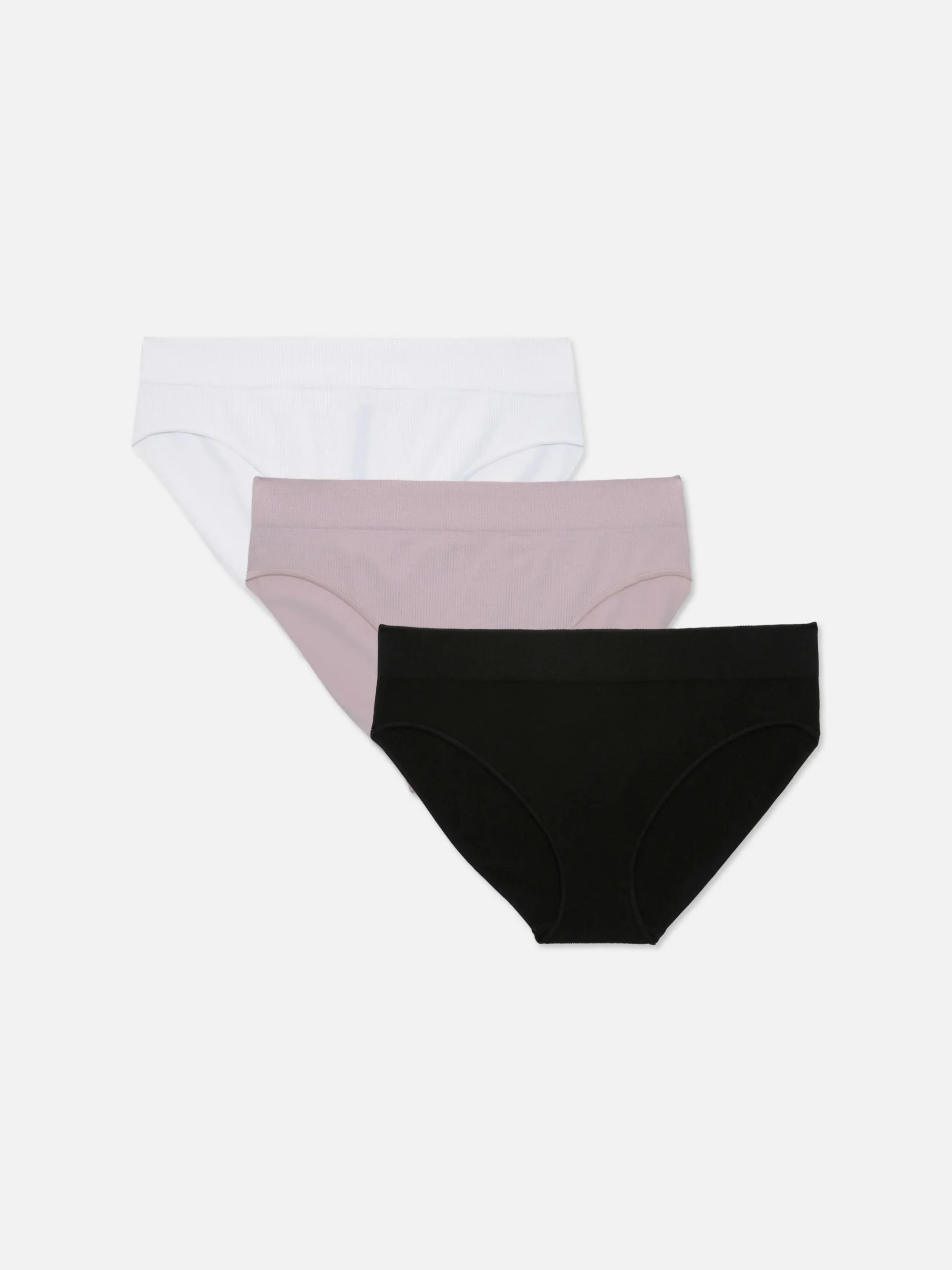 Slips|Primark Nahtlose Minislips Mit Breitem Bund, 3er-Pack Rosa