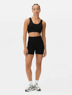 Fitnesskleidung Und Activewear|Primark Nahtlose Performance-Shorts Mit Hoher Taille Schwarz