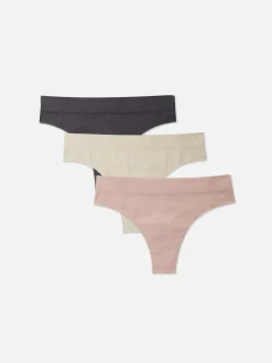 Slips|Primark Nahtlose Tangas, 3er-Pack Rosa