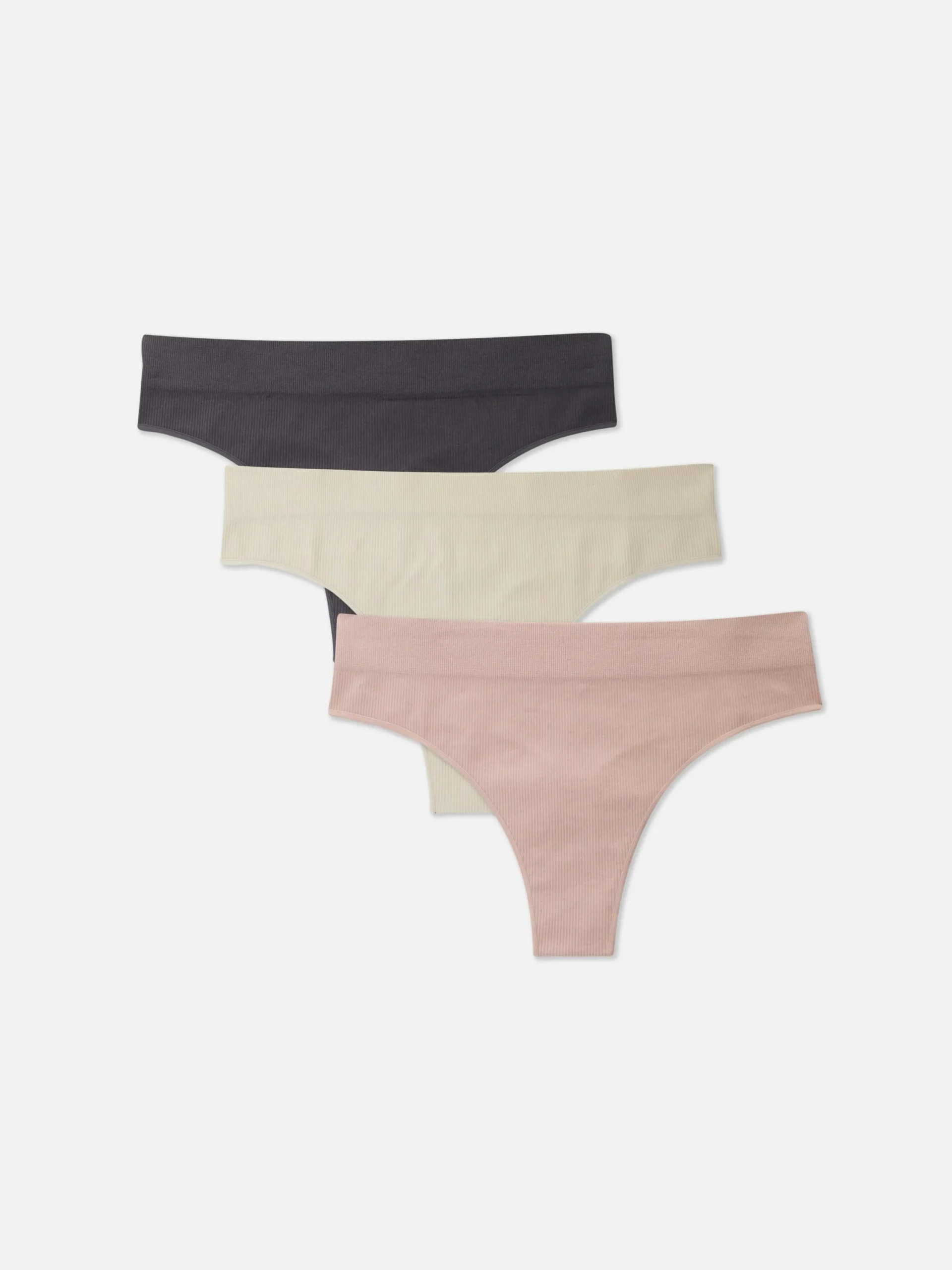 Slips|Primark Nahtlose Tangas, 3er-Pack Rosa