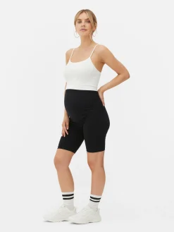 Shorts|Primark Nahtlose Umstands-Radlerhose Schwarz