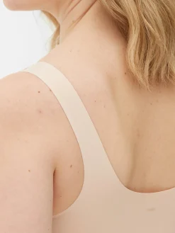 Bhs|Primark Nahtloser, Eingefasster Stretch-BH Ohne Bügel Taupefarben