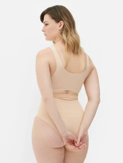 Bhs|Primark Nahtloser, Eingefasster Stretch-BH Ohne Bügel Taupefarben