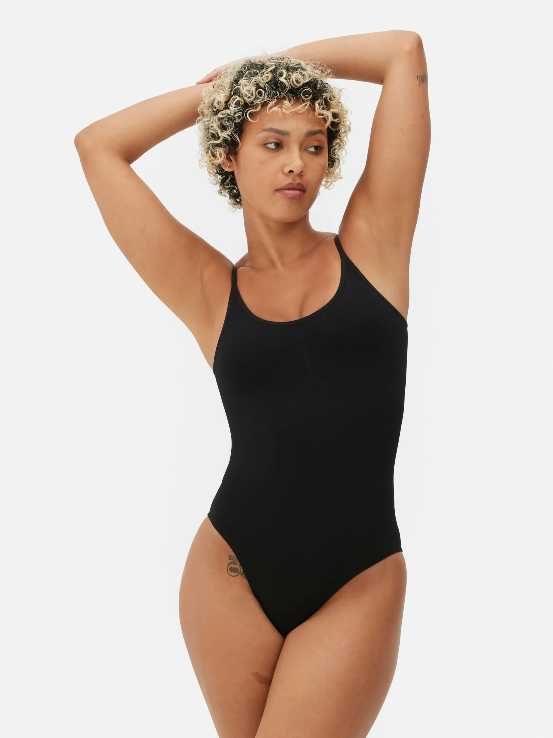 Shapewear|Primark Nahtloser, Figurformender Body Schwarz