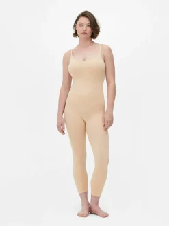 Shapewear|Primark Nahtloser Shapewear-Catsuit Taupefarben