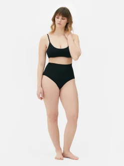 Shapewear|Primark Nahtloser Shapewear-Slip Mit Hohem Bund Schwarz