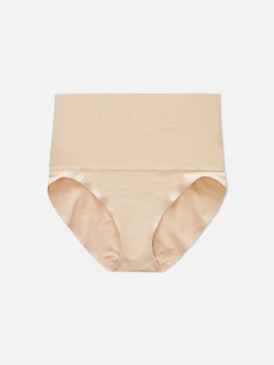 Shapewear|Primark Nahtloser Shapewear-Slip Mit Hohem Bund Taupefarben