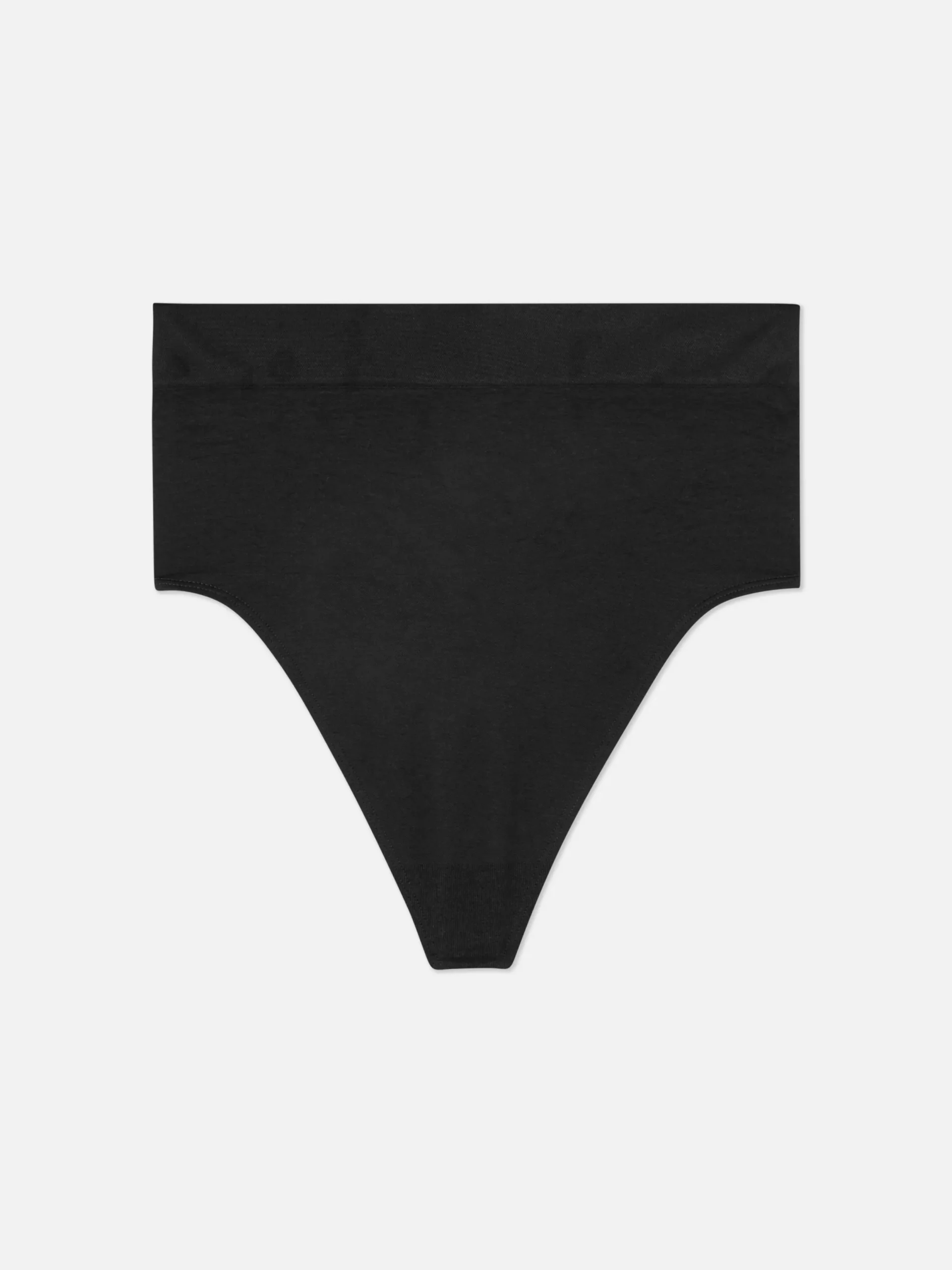Shapewear|Primark Nahtloser Shapewear-Tanga Mit Hohem Bund Schwarz
