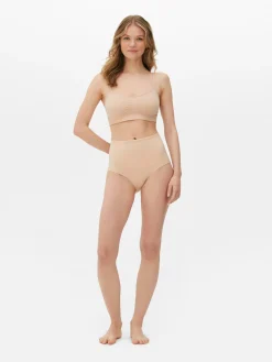 Shapewear|Primark Nahtloser Shapewear-Tanga Mit Hohem Bund Taupefarben