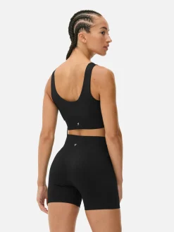 Fitnesskleidung Und Activewear|Primark Nahtloser Sport-BH Schwarz