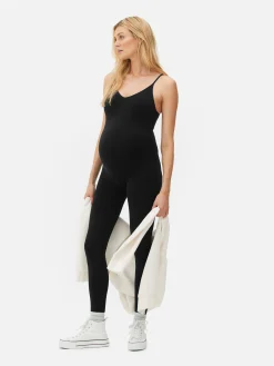 Fitnesskleidung Und Activewear|Primark Nahtloser Umstands-Einteiler Schwarz