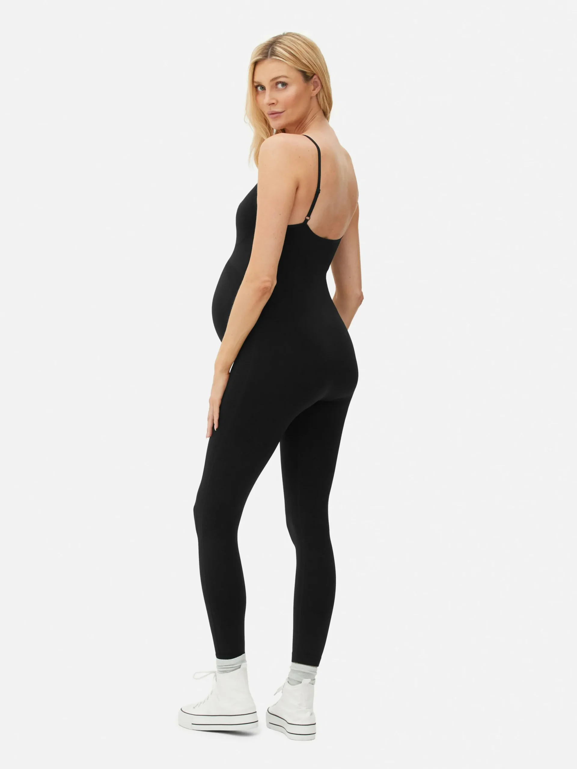 Fitnesskleidung Und Activewear|Primark Nahtloser Umstands-Einteiler Schwarz