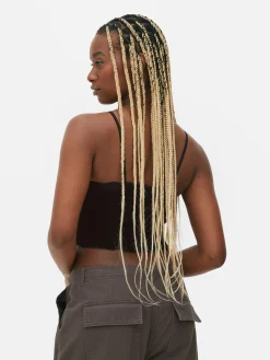 Tops Und T-Shirts|Primark Nahtloses, Kurzes Trägertop Mit Spitzenbesatz Schwarz