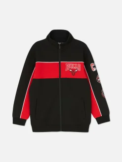 Hoodies Und Sweatshirts|Primark „NBA Chicago Bulls“ Jacke Mit Trichterkragen Rot