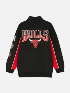 Hoodies Und Sweatshirts|Primark „NBA Chicago Bulls“ Jacke Mit Trichterkragen Rot