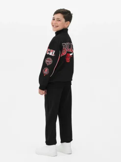 Jogginghosen|Primark „NBA Chicago Bulls“ Jogginghose Mit Kordelzug Schwarz