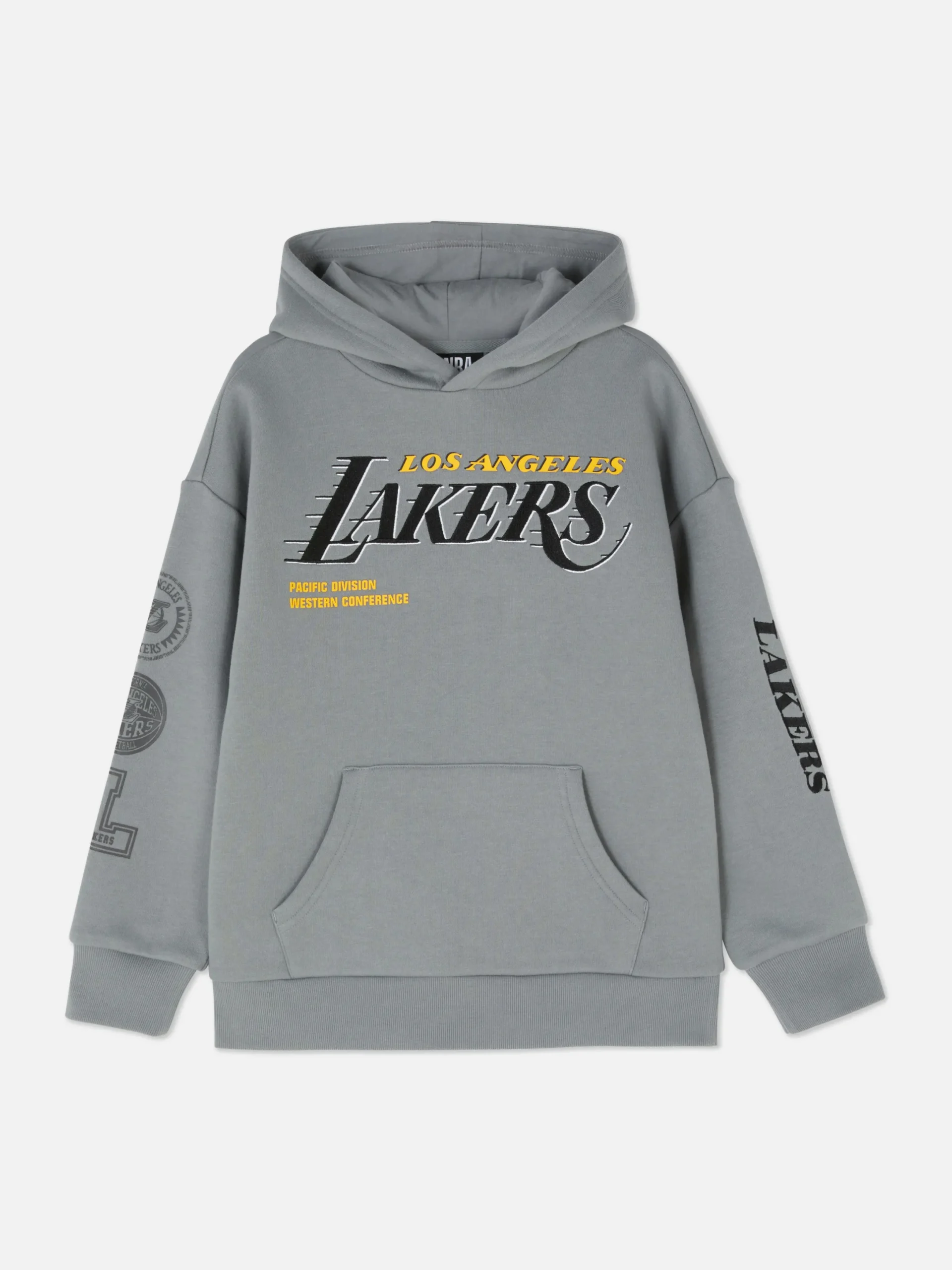 Hoodies Und Sweatshirts|Primark „NBA LA Lakers“ Hoodie Dunkelgrau