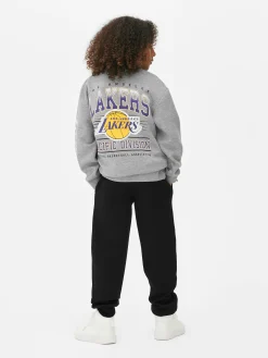Hoodies Und Sweatshirts|Primark „NBA LA Lakers“ Sweatshirt Mit Reißverschluss Schwarz/Weiß