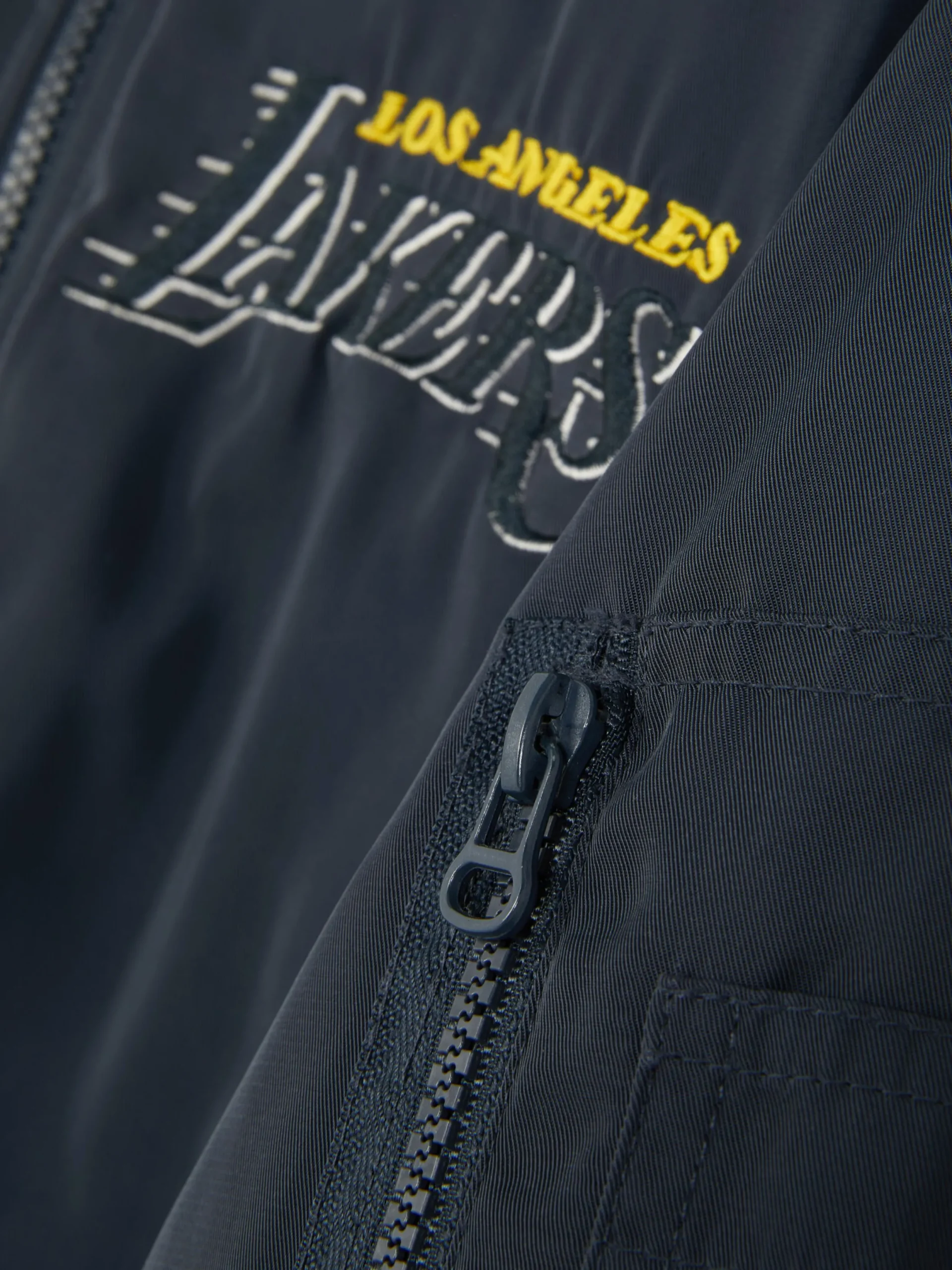 Jacken Und Mäntel|Primark „NBA Los Angeles Lakers“ Bomberjacke Grau